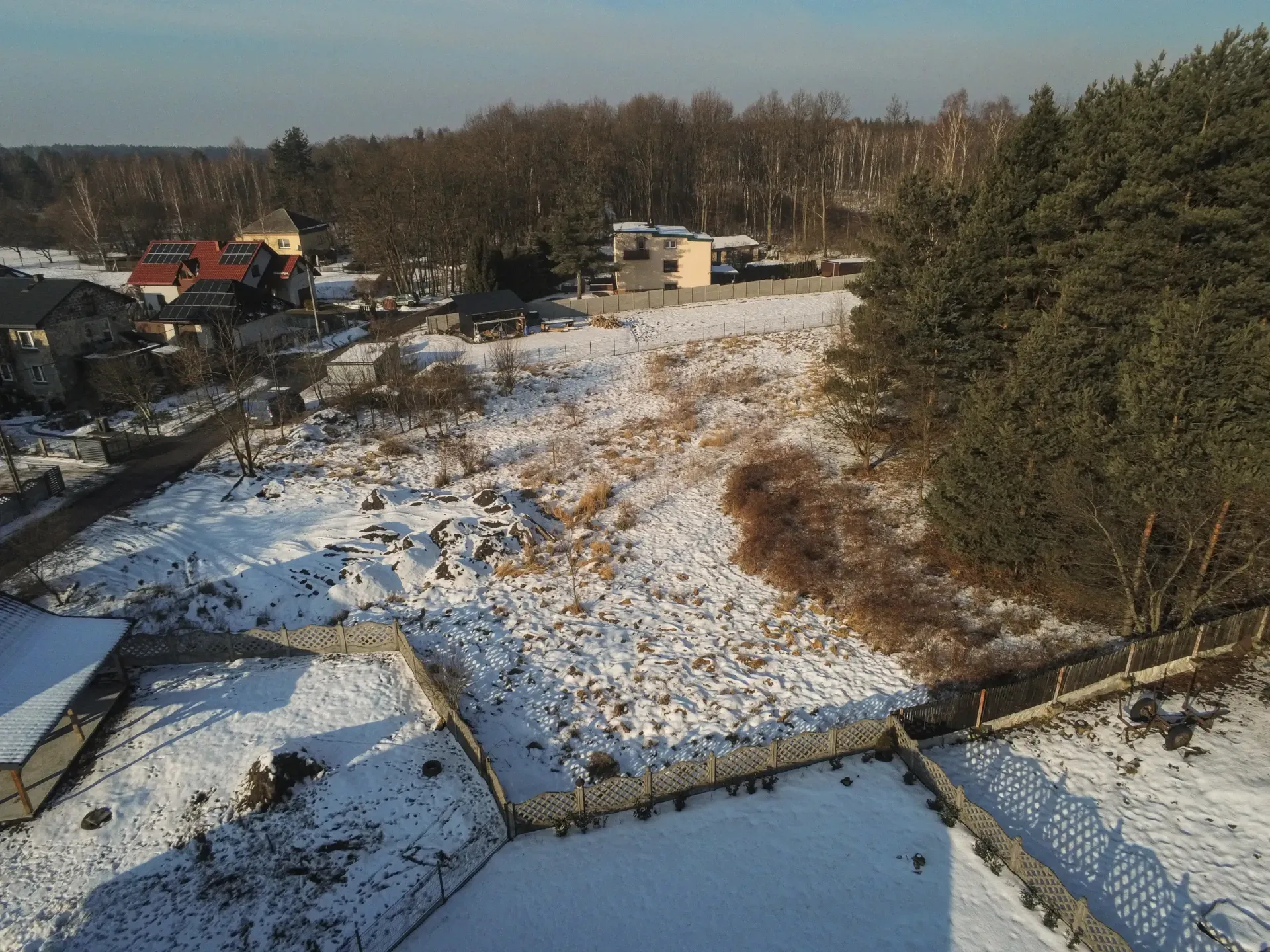 Działka budowlana blisko lasu w Libiążu