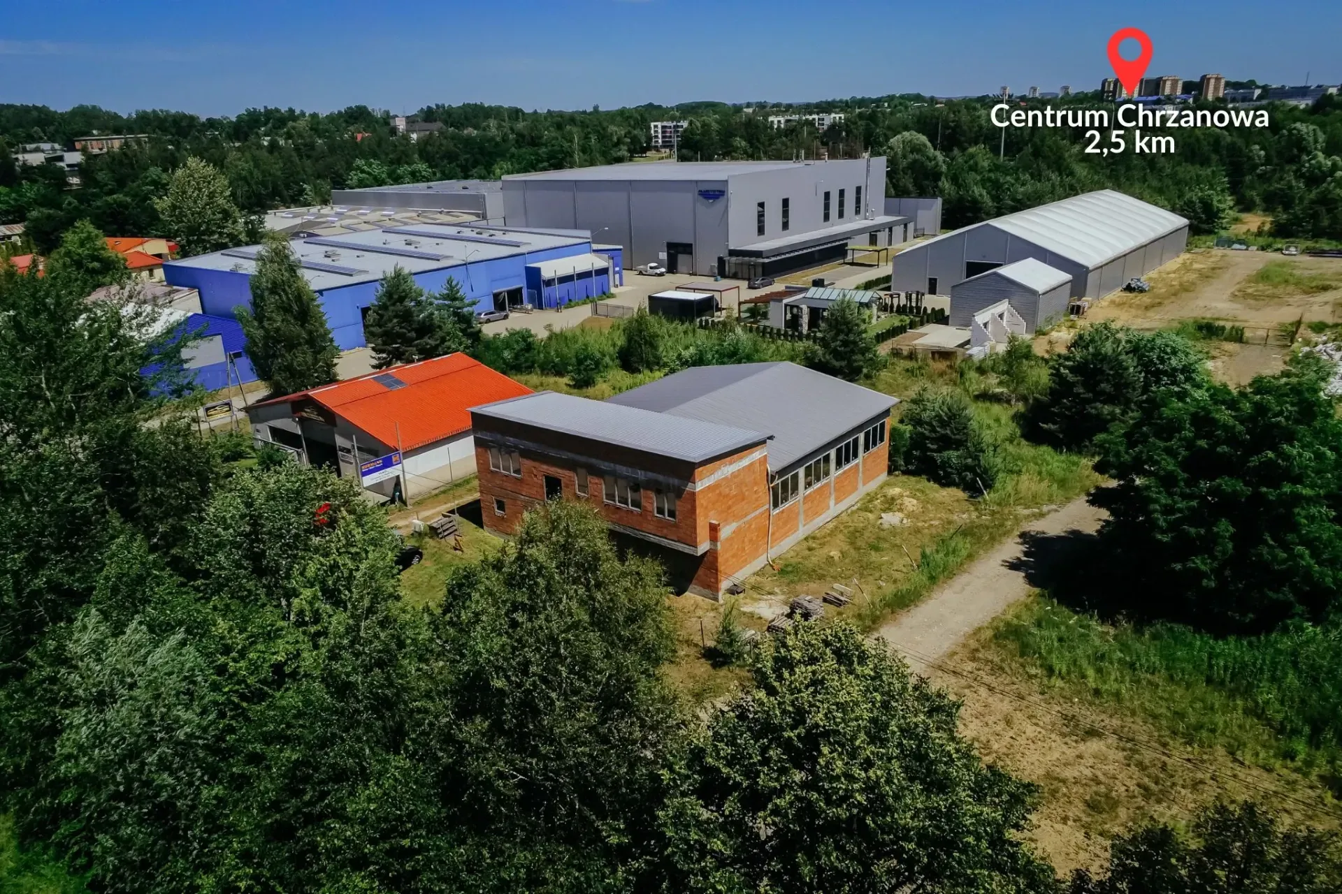 Nowoczesny budynek usługowo-magazynowy z częścią biurową w Chrzanowie